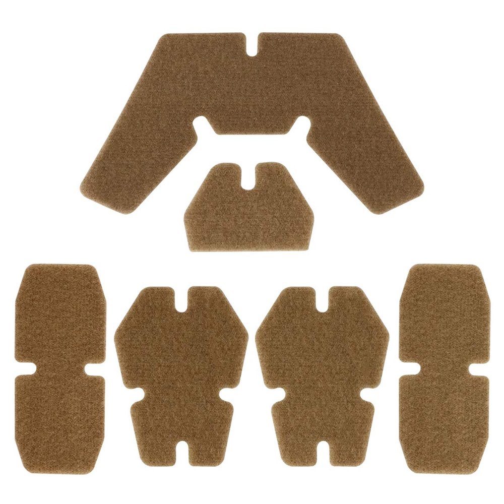 AOUTACC Tactical Helmet Enhanced Hook and Loop Fastener Set for AirFrame Fast ACH MICH Helmet (Tan)