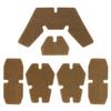 AOUTACC Tactical Helmet Enhanced Hook and Loop Fastener Set for AirFrame Fast ACH MICH Helmet (Tan) view 1