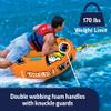 WOW Sports Fun 2Ber Inflatable Towable Tube - Included 12V DC Pump & 1K 60' Tow Rope - Classic 1-Person Design - Perfect Boating Accessory view 4