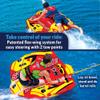 WOW Sports Take Control of the Ride 1 or 2 Person Inflatable Steerable Tube For Boating, 19-1090 view 3