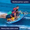 WOW Sports - Summer Time Soft Top Deck Tube - 2 person Inflatable Boating Accessory - Fits Kids & Adults view 4