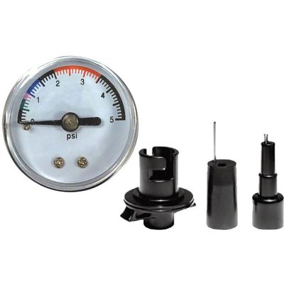 WOW Sports Pressure Gauge Kit - 0-5 PSI - For Soccer, Football, Basketball & Volleyball - Ball Inflator