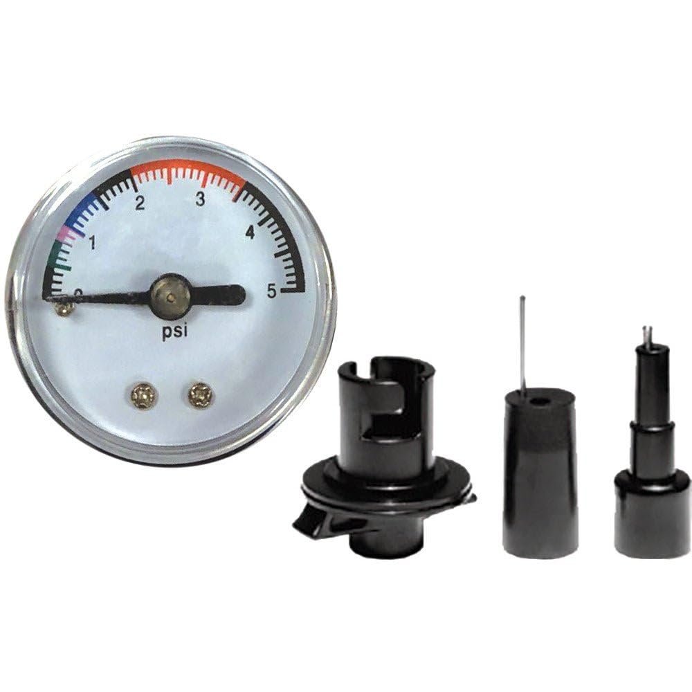 WOW Sports Pressure Gauge Kit - 0-5 PSI - For Soccer, Football, Basketball & Volleyball - Ball Inflator