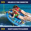 WOW Sports Summertime 1 2 or 3 Person Inflatable Towable Deck Tube for Boating, 8200P-10-3 view 2