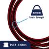 WOW Sports World of Watersports 19-5040, Bungee Tow Rope 50 Feet Long, Black, Standard view 2