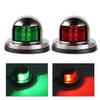 Acelane One Pair LED Navigation Lights Red and Green Lights Marine Sailing Signal Lights Stainless Steel 12V Bow Side Port Starboard for Boating Fishing Yacht, Pontoons, Chandlery Boat (ACE-01) view 1