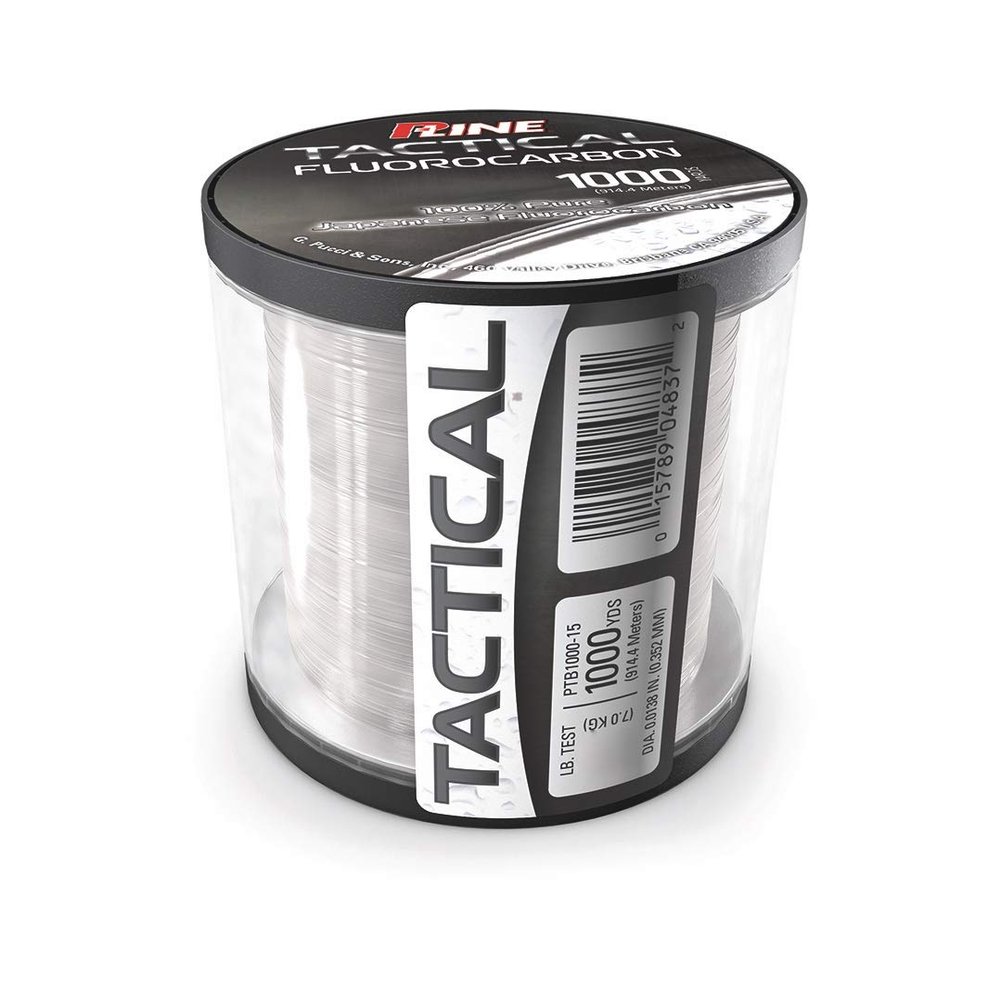 P-Line PTB1000-20 Tactical Fluorocarbon 20 Lb. 1000 Yd, Multi, One Size