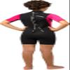 Cressi Med X 2.5 mm Junior Short Sleeves Short Wetsuits, Black/Pink, S view 3