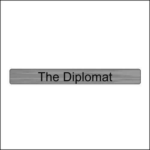 Comfort House Custom Name Plate for Glock Case - Engraved Identification Tag # P3138