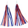 catin Patriotic Bike Streamers Red White Blue Bike Tassels Ribbon 4th of July Bike Decorations for Bicycle Scooter Tricycle Handlebar view 1