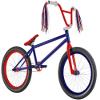 catin Patriotic Bike Streamers Red White Blue Bike Tassels Ribbon 4th of July Bike Decorations for Bicycle Scooter Tricycle Handlebar view 2