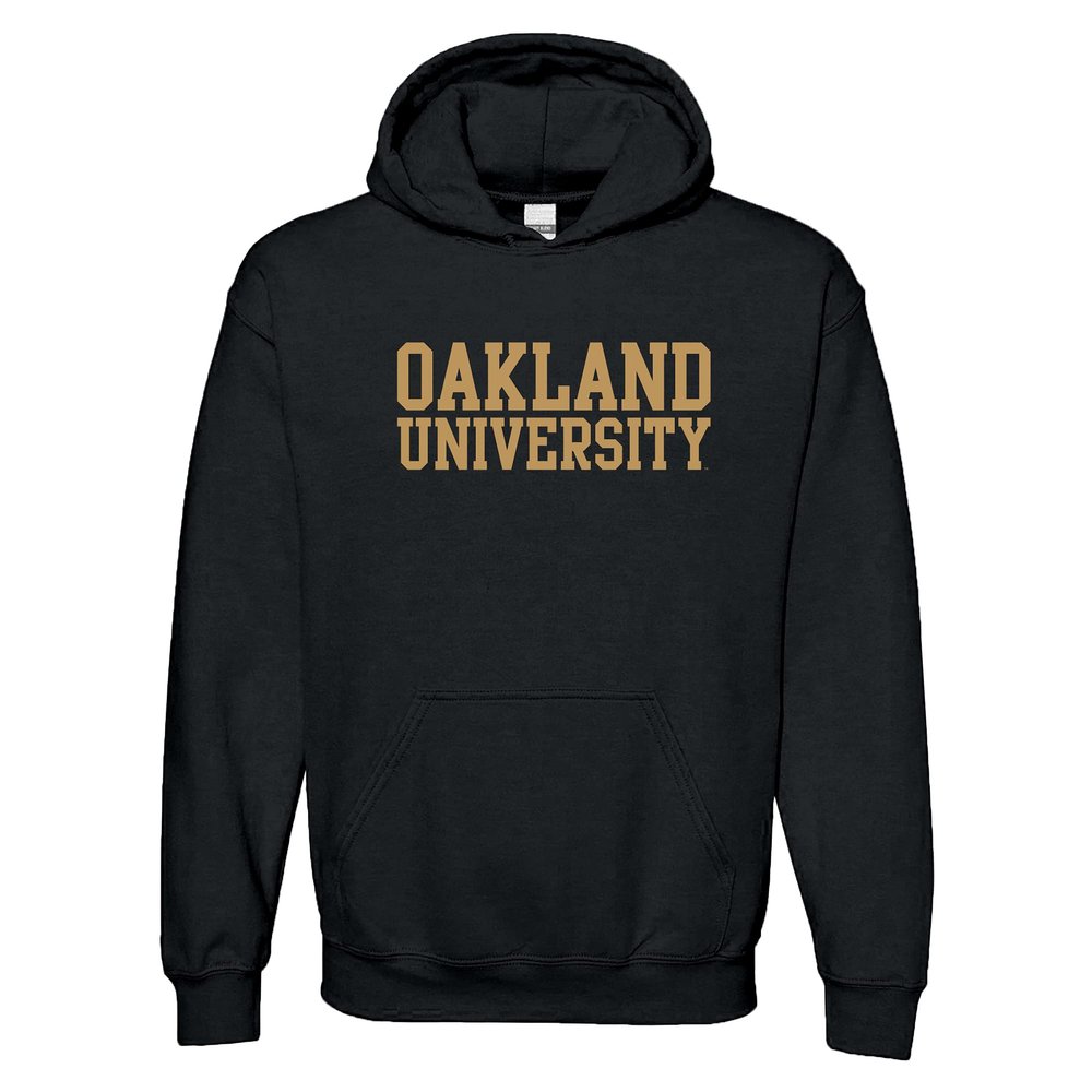 AH01 - UMBC Retrievers Basic Block HOODIE - 2X-Large - Black