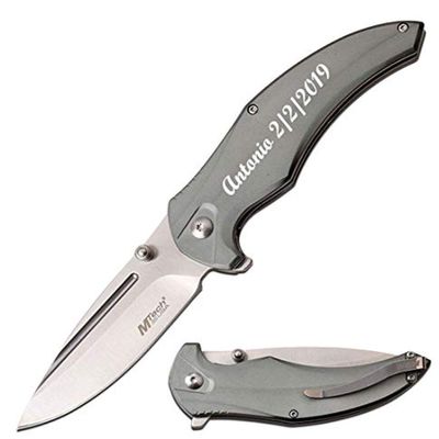 GIFTS INFINITY Free Engraving Pocket Knife (MT-1035GY)