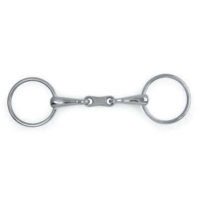 Lorina French Link Loose Ring Snaffle (5.5in) (Silver)