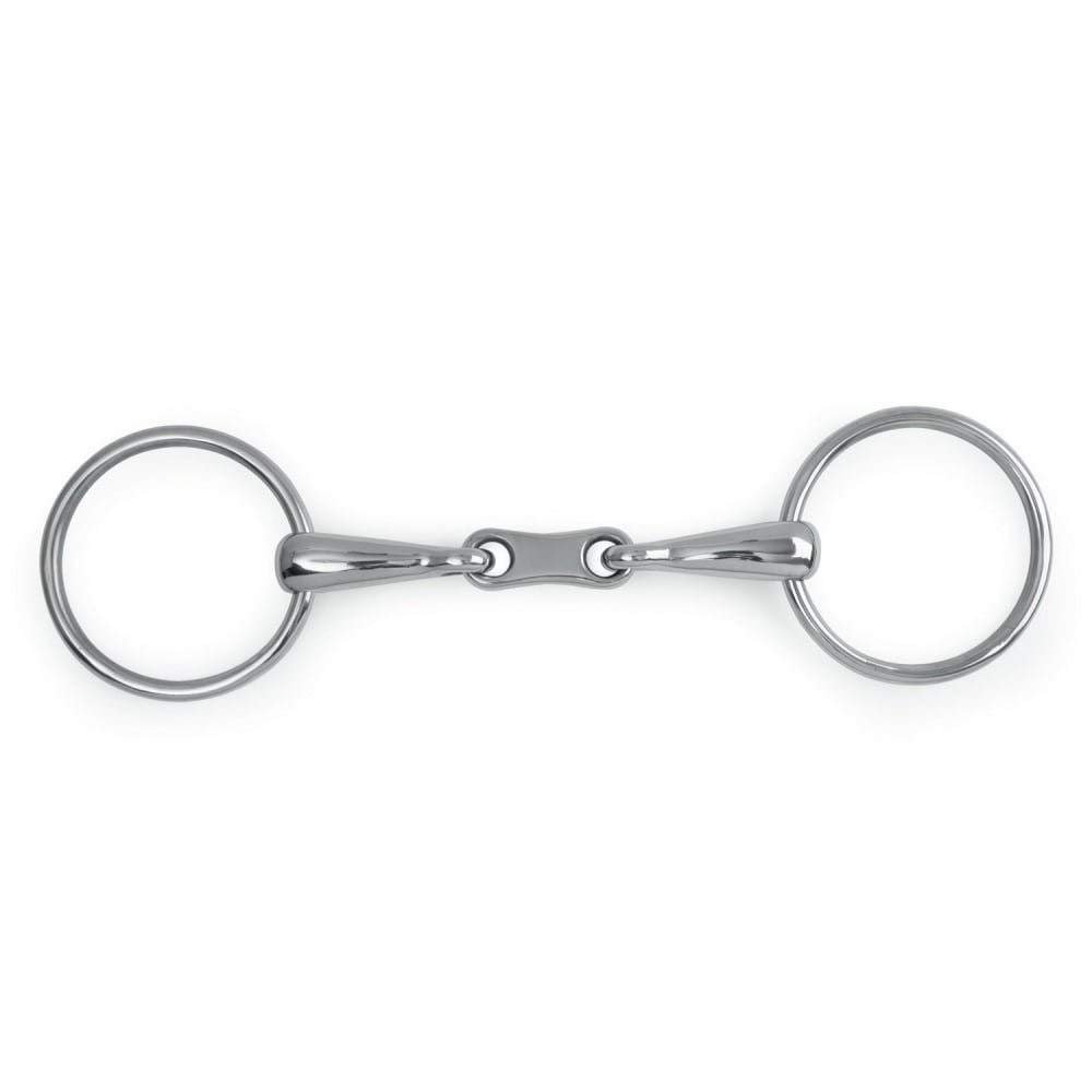Lorina French Link Loose Ring Snaffle (5.5in) (Silver)