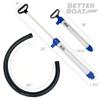 Manual Bilge Pump for Boats with 39" Hose, Hand Water Pump for Kayak Canoe and Dinghy, Portable Handheld Siphon Bailer, 20 GPM Suction, Marine Grade - Better Boat view 4