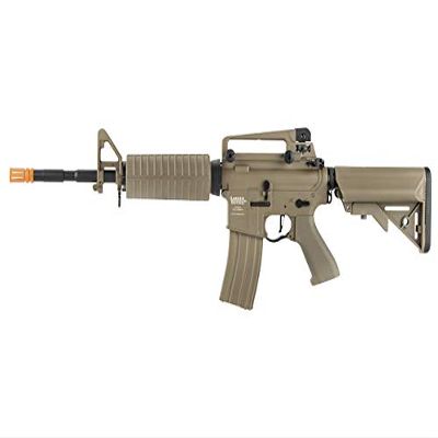 Lancer Tactical M4A1 Full Metal AEG Airsoft Rfile (Tan with Low FPS)