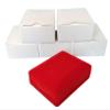 5 Red Elegant Flocked Velour Necklace Pendant Gift Boxes Jewelry Displays and Boxes view 3