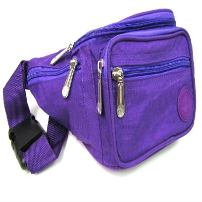 Lightweight Fanny Pack Bum Bag (Purple)