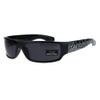 Locs Mad Dog Hardcore Gangster Cholo Narrow Rectangular Sunglasses Black Bandana view 1