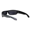 Locs Mad Dog Hardcore Gangster Cholo Narrow Rectangular Sunglasses Black Bandana view 3