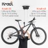 Kradl - Ceiling Mount Bike Lift and Rack. Bicycle Storage Hoist Without Electricity, Clumsy Ropes or Pulleys. 25 Pound Capacity. view 3