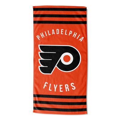 Northwest NHL Philadelphia Flyers Beach Towel, 30" x 60", Stripes