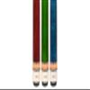 ASKA Set of Wrapless 2-Piece Billiard Pool Cues L3, 58" Hard Rock Canadian Maple, 13mm Hard Le Pro Tip, Mixed Weights and Colors (Set of 3 Sticks) view 4