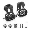 Venzo Fitness Exercise Indoor Bike Compatible with Shimano SPD Pedals with Toe Clips & Cleats view 3
