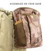 Drawstring Highend Rock Climbing Chalk Bag with a Carabiner Different Pockets for Climbing Bouldering, Gymnastics, Gym Pouch, Cross Fit and Lifting (Khaki Camouflage) view 4