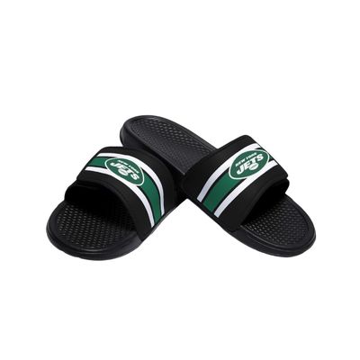 FOCO New York Jets NFL Mens Stripe Legacy Sport Slide - XL