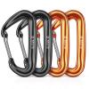 B-Mardi Keychain-Carabiner Clips Heavy Duty 12kN (2697 lbs)-Lightweight Locking Carabiners for Camping, Hiking, Hammock, Dog Leash Harness, Outdoor and Gym etc, Keychains& Utility 