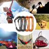 B-Mardi Keychain-Carabiner Clips Heavy Duty 12kN (2697 lbs)-Lightweight Locking Carabiners for Camping, Hiking, Hammock, Dog Leash Harness, Outdoor and Gym etc, Keychains& Utility  view 3