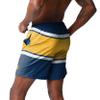 FOCO NCAA West Virginia Mountaineers Mens Big Wordmark Swim Suit TrunksBig Wordmark Swim Suit Trunks, Team Color, XXL view 4