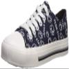 FOCO Penn State Nittany Lions NCAA Womens Low Top Repeat Print Canvas Shoes - 6