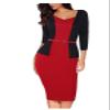 CNXYF Womens Elegant Business Retro Cocktail Work Pencil Dress Wear to Work Office Casual Dress view 2