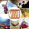 B-Mardi Carabiner Clips Heavy Duty 12kN (2697 lbs)-Lightweight Locking Carabiners for Camping, Hiking, Hammock, Dog Leash Harness, Outdoor and Gym etc, Keychains& Utility view 3