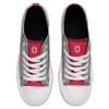 FOCO Ohio State Buckeyes NCAA Womens Glitter Low Top Canvas Shoes - 9 view 3