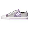FOCO Texas Christian Horned Frogs NCAA Womens Glitter Low Top Canvas Shoes - 6 view 2