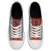 FOCO Syracuse Orange NCAA Womens Glitter Low Top Canvas Shoes - 6 view 3