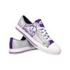 FOCO Texas Christian Horned Frogs NCAA Womens Glitter Low Top Canvas Shoes - 7 view 1