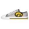 FOCO Iowa Hawkeyes NCAA Womens Glitter Low Top Canvas Shoes - 8 view 2