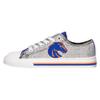 FOCO Boise State Broncos NCAA Womens Glitter Low Top Canvas Shoes - 8 view 2
