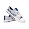 FOCO Penn State Nittany Lions NCAA Womens Glitter Low Top Canvas Shoes - 8 view 1
