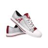 FOCO Alabama Crimson Tide NCAA Womens Glitter Low Top Canvas Shoes - 8 view 1