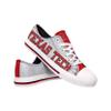 FOCO Texas Tech Red Raiders NCAA Womens Glitter Low Top Canvas Shoes - 6 view 1