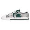 FOCO Michigan State Spartans NCAA Womens Glitter Low Top Canvas Shoes - 6 view 4