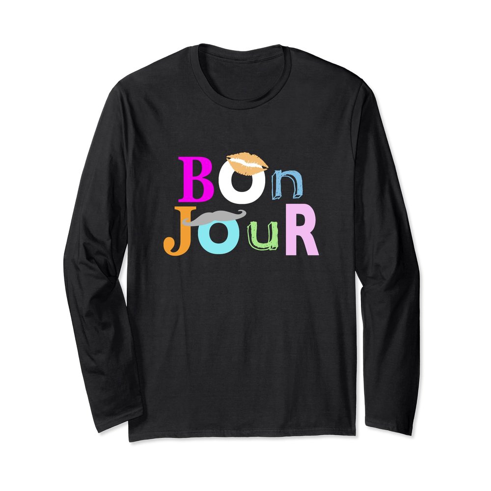Bonjour Welcome Hallo Willkommen Sweatshirt Birthday Gift