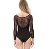 ModLatBal Long Sleeve Lace Leotards for Womens Ballet Dance Gymnastics Bodysuit view 1