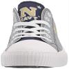 FOCO Navy Midshipmen NCAA Womens Glitter Low Top Canvas Shoes - 8 view 2